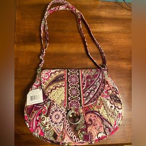Vera Bradley crossbody Very Berry Paisley